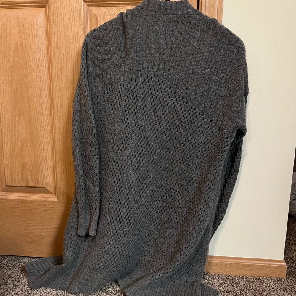 Grey American Eagle Cardigan - Picture 2 of 3